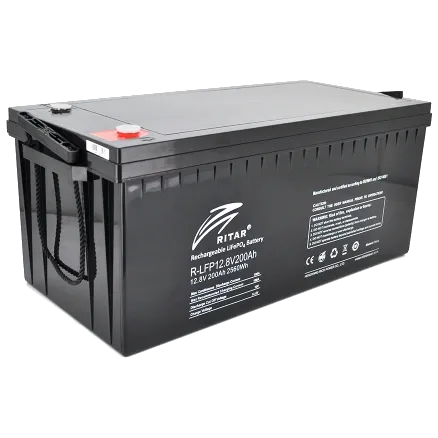 Ritar R-LFP12.8V200Ah 12.8В 200А•год 200А Літієва акумуляторна батарея