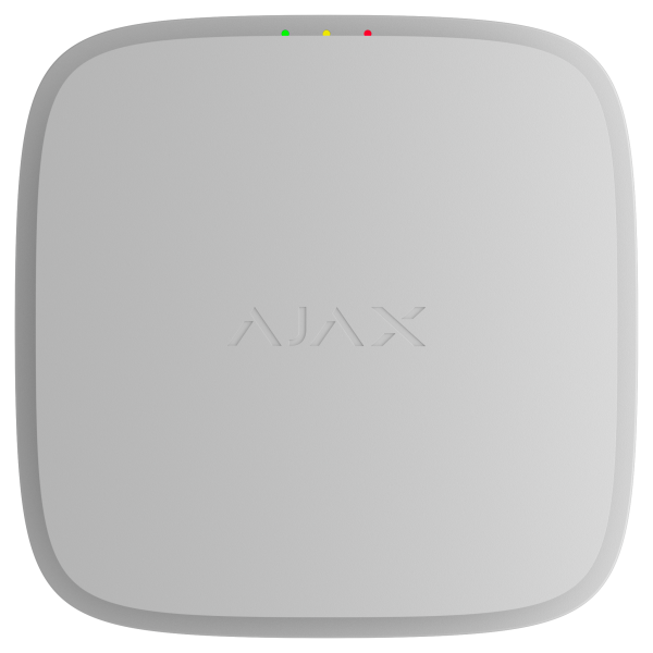 Бездротовий адресний пожежний сповіщувач точковий димовий Ajax EN54 FireProtect (Smoke) Jeweller White (119921.275.WH1)