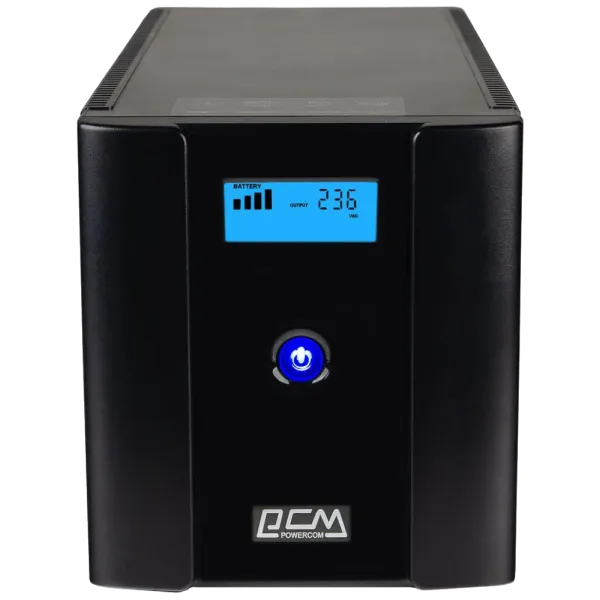 Powercom RPT-2000AP LCD Schuko Джерело безперебійного живлення