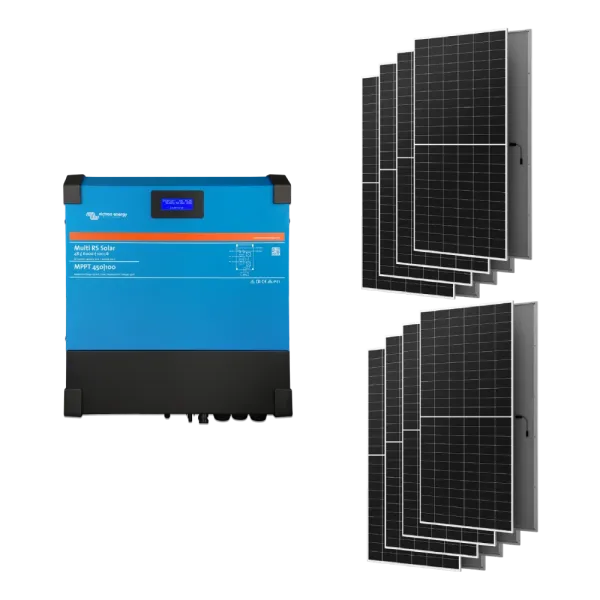 Victron Energy Multi RS Solar 48/6000/100-450/80 + AIKO G645-MCH7 5.3 кВт2Dw Система автономного живлення однофазна