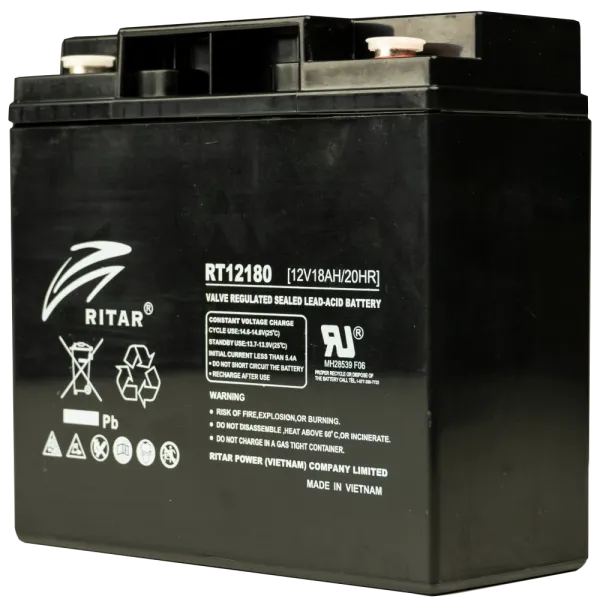 Ritar RT12180 18А•г 12В Свинцево-кислотна акумуляторна батарея