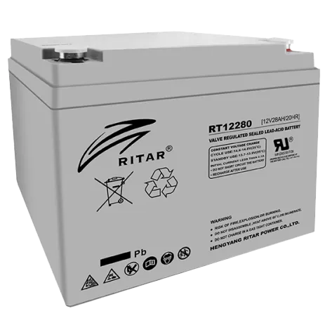 RITAR AGM RT12280 12V 28Ah Акумуляторна батарея