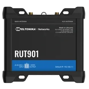 Teltonika RUT901 з 4G LTE, Wi-Fi Промисловий стільниковий маршрутизатор
