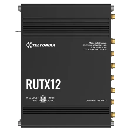 Teltonika RUTX12 Промисловий стільниковий маршрутизатор