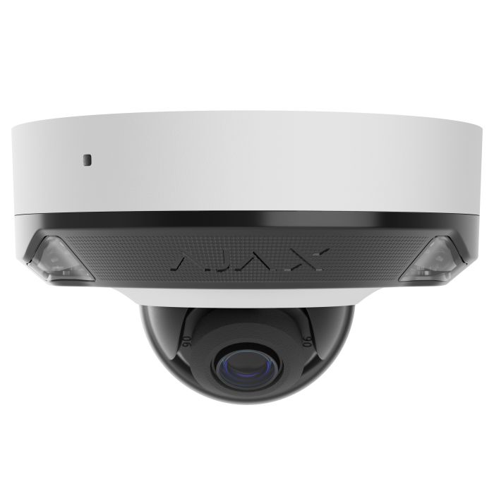Дротова охоронна IP-камера Ajax DomeCam Mini HL (5 Mp/2,8 mm) White (126253.217.WH1)