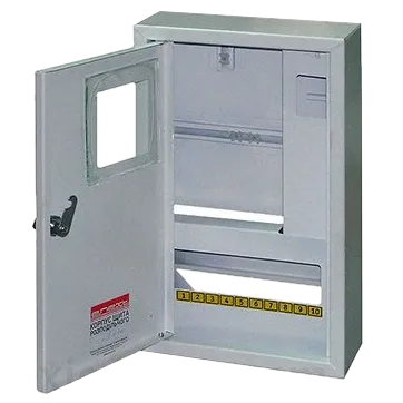 E.NEXT e.mbox.stand.n.f3.12.z Шафа металева, під 3-ф. лічильник, 12 мод., навісна, з замком