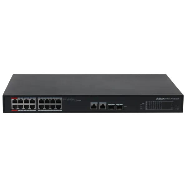 Dahua DH-S4101-16ET2GF-240-C PoE Комутатор 18 портів керований