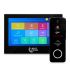 Комплект відеодомофона Light Vision: домофон 7" SINGAPORE (AI) FHD Black та відеопанель RIO FHD Black