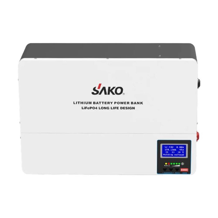 Комплект резервного живлення Sako: гібридний інвертор 6.2 кВт SUNON IV 48В +120A MPPT й акумуляторна батарея 51.2В 5120Втг Li-Wall series LiFePo4