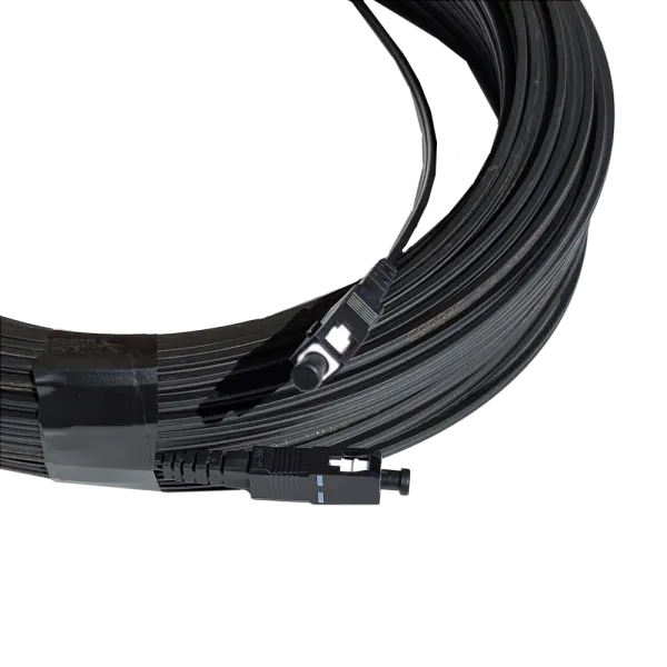 CMS UPC-100SCSC(SM)S(ON)FTTH-OD Патчкорд плоский, зовнішнього виконання 100 м, Simplex