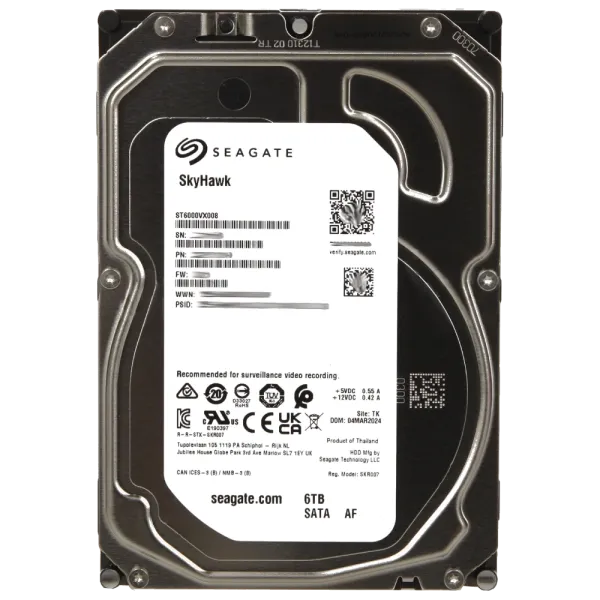Seagate SkyHawk ST6000VX008 6Тб Жорсткий диск внутрішній