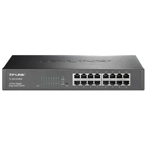 TP-LINK TL-SG1016DE 1000М Комутатор 16 портів керований