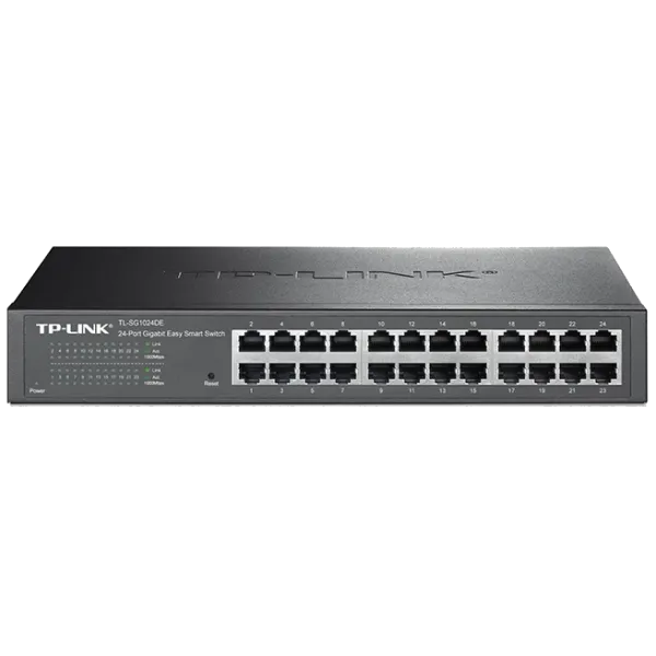 TP-LINK TL-SG1024DE Комутатор 24 порти керований