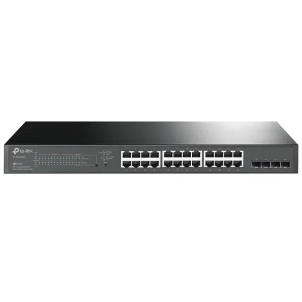 TP-LINK TL-SG2428P PoE+ 1000М Комутатор 24 порти керований