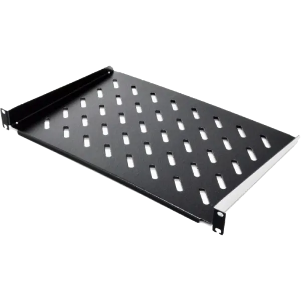 200мм 1U Полиця консольна чорна
