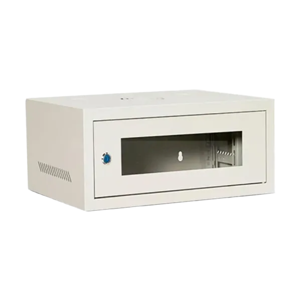 Шкаф 4U, 550х400х210 мм акрилове скло, чорний