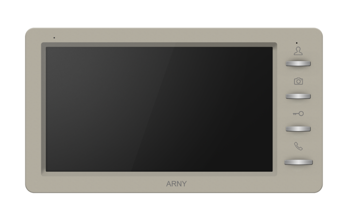 Аналоговий відеодомофон ARNY AVD-708 7'' IPS, Beige