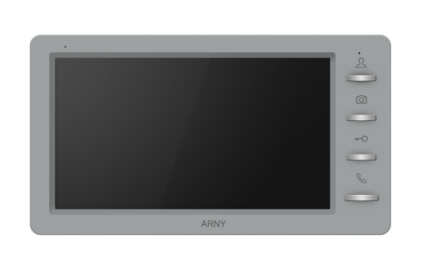 Аналоговий відеодомофон ARNY AVD-708 7'' IPS, Gray