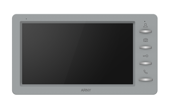 Аналоговий відеодомофон ARNY AVD-708 7'' IPS, Gray