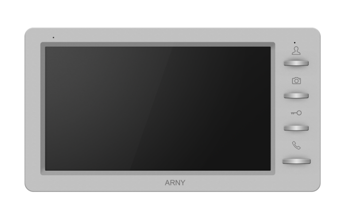 Аналоговий відеодомофон ARNY AVD-708 7'' IPS, Light-gray
