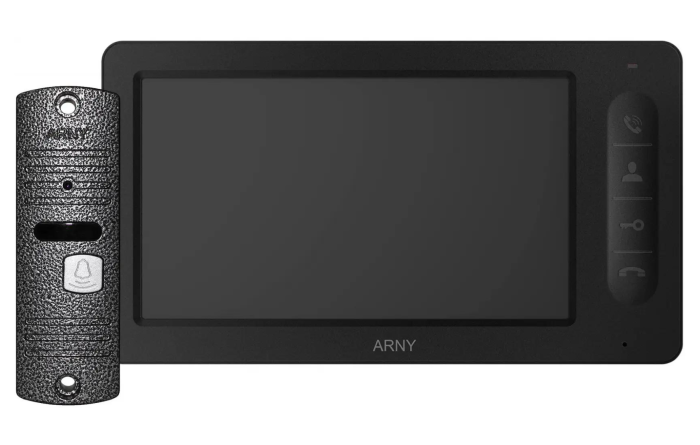 Комплект домофонний ARNY AVD-7006 (AVD-706 + AVP-05 (v.2)), Black + Gray