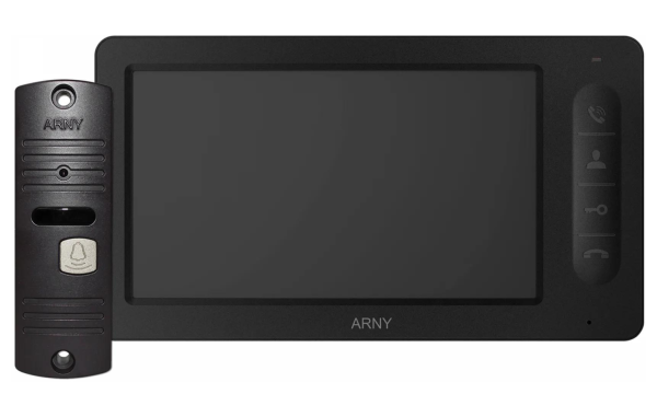 Комплект домофонний ARNY AVD-7005 (AVD-705 + AVP-05 (v.2)), Black + Brown