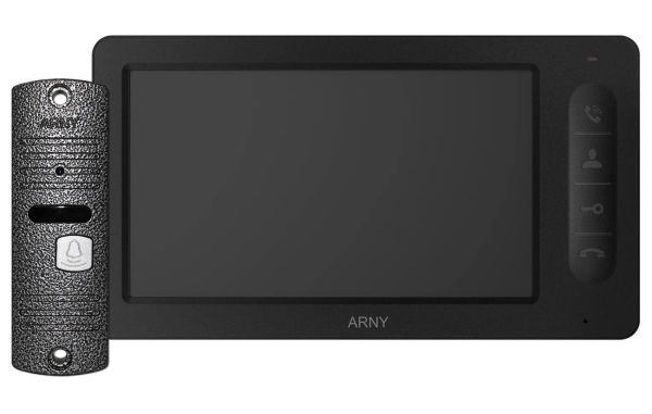 Комплект домофонний ARNY AVD-7005 (AVD-705 + AVP-05 (v.2)), Black + Gray