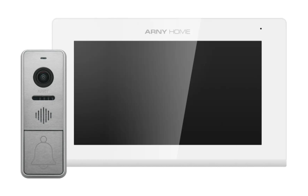 Комплект домофонний ARNY AVD-7443A (AVP-742А 7" Wi-Fi IPS + AVP-NG430 2Мп), White + Gray