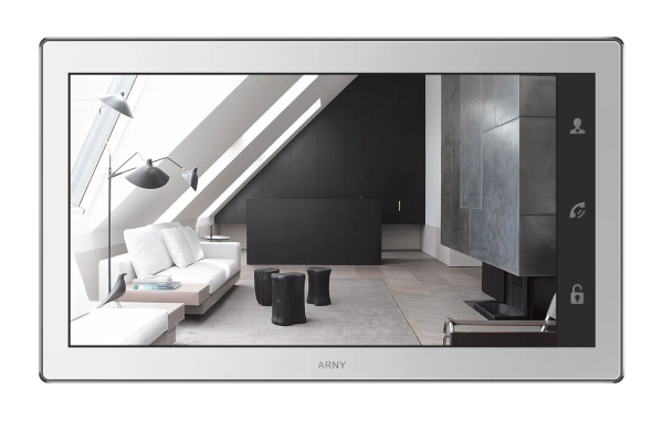 Відеодомофон ARNY AVD-1040 1Мп 10'' Wi-Fi IPS, White