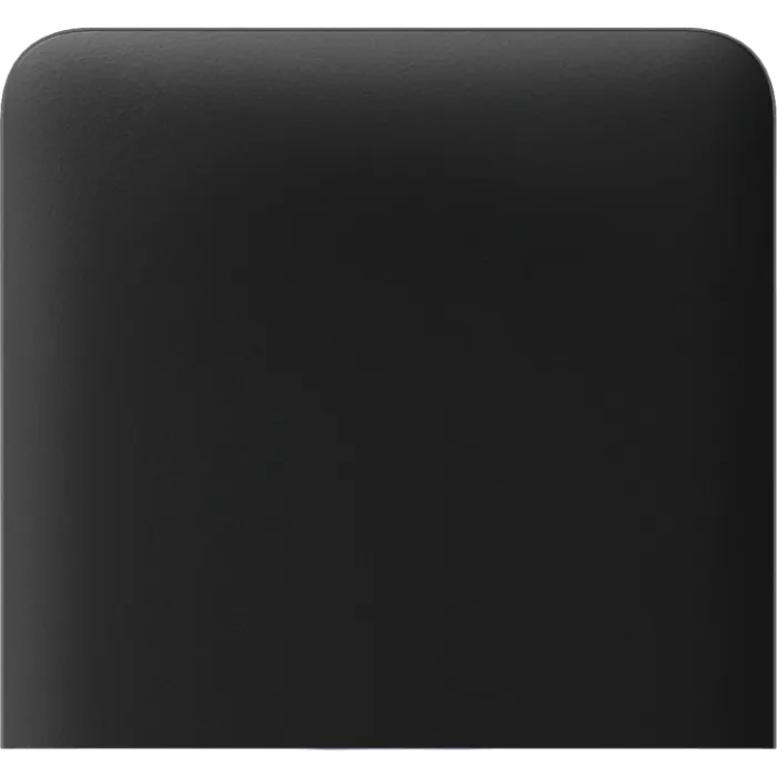 Ajax SideButton (1-gang) black vertical Кнопка