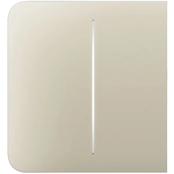 Ajax SideButton (2-gang) [55] ivory кнопка Бічна кнопка для двоклавішного вимикача