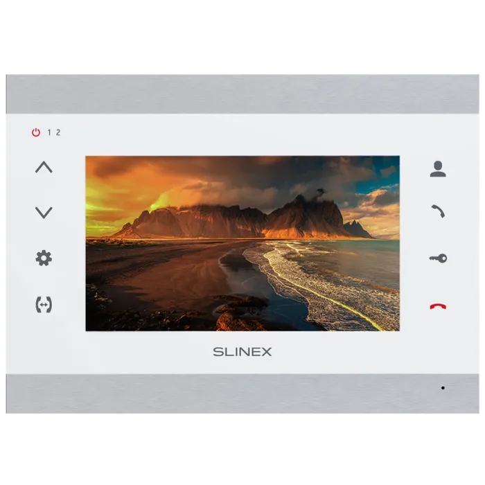 SL-07IPHD (silver/white) Відеодомофон 7" Slinex