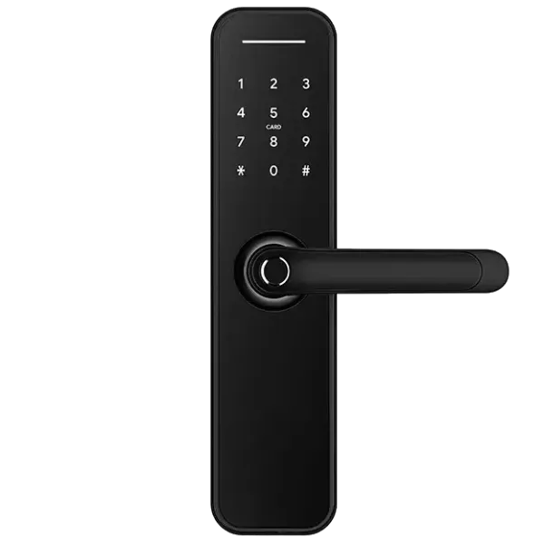 SEVEN LOCK SL-7766BF black (без врізної частини) Розумний дверний біометричний замок