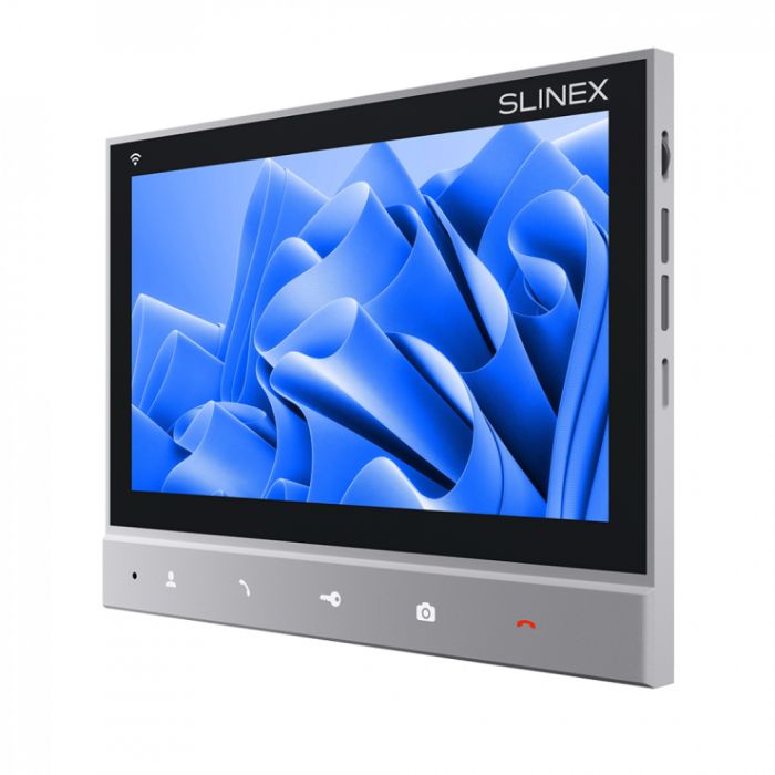 Комплект відеодомофон + панель виклику Slinex SK 7 Cloud (Slinex SK 7 Cloud grey + ML-17HD graphite)