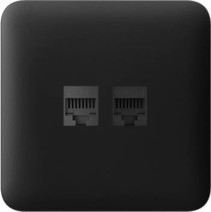 Ajax SoloCover (LAN) black Фронтальна панель