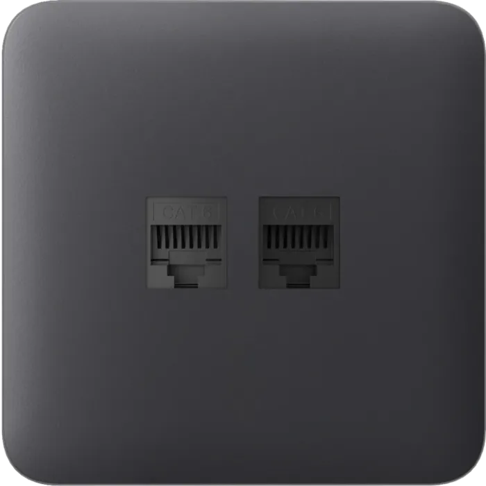 Ajax SoloCover (LAN) graphite Фронтальна панель