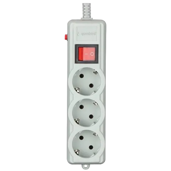Gembird SPG3-G-15G-PRO Мережевий фільтр 4.5 м кабель 3 розетки
