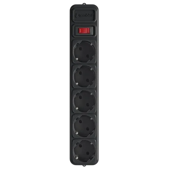 Gembird SPG5-G-15B Мережевий фільтр 4.5 м кабель 5 розеток