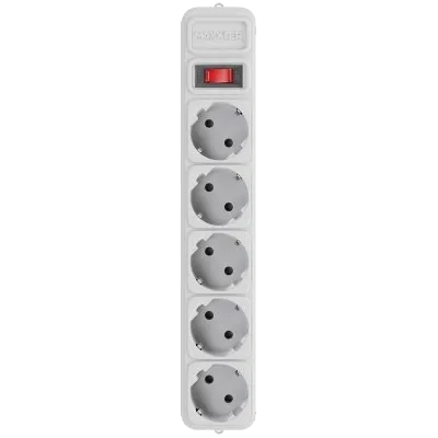 Maxxter SPM5-G-15G Мережевий фільтр 4.5 м кабель 5 розеток