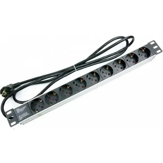 SPP9 Hypernet Блок 9 розеток 19 '' алюмінієвий корпус 1.8m 220В