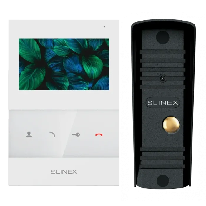 Slinex SQ-04 White + ML-16HR (чорний) Комплект відеодомофону