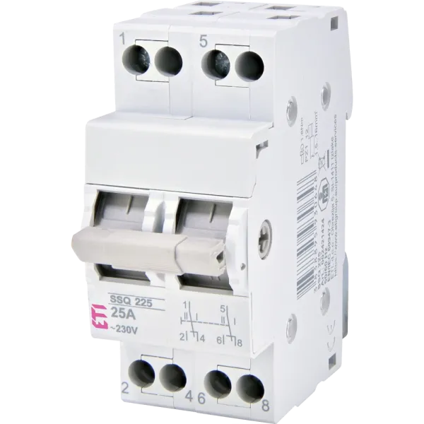 ЕТІ SSQ 240 "1-0-2", 2p 40A Перемикач навантаження