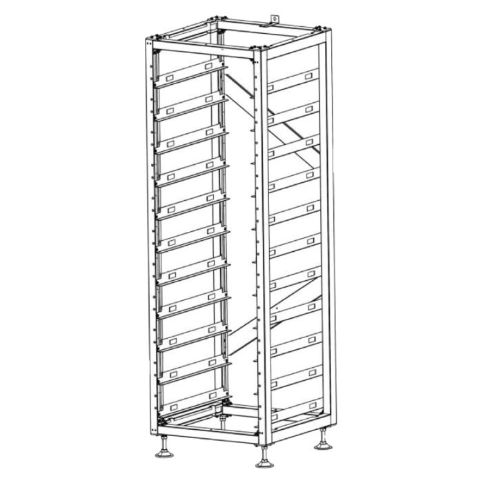 Стандартна стійка 19 дюймів, (11 шт.) BOS-A-Rack11 Deye