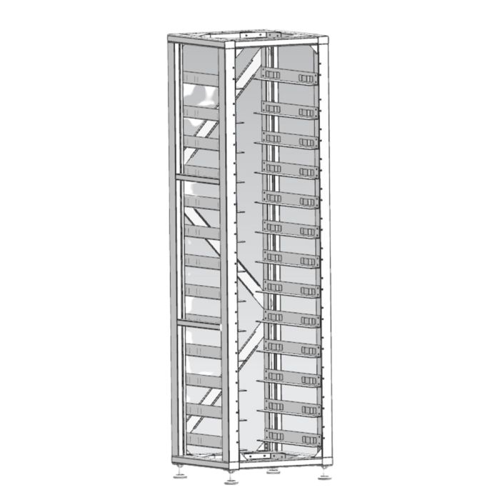 Стандартна стійка 19 дюймів LUX-Y-48100HR13G01