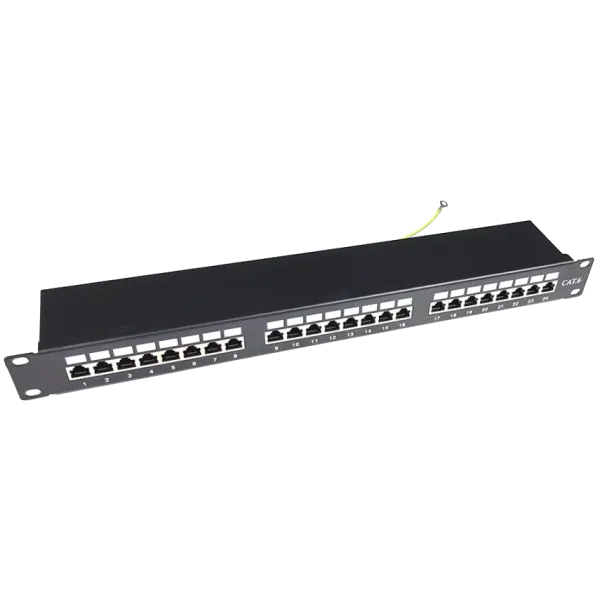 24 порта 1U 19" модульна (без модулів) STP патч-панель EServer