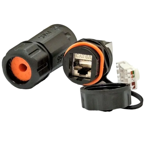 STP, кат. 6А, IP68, LW Водонепроникний промисловий роз'єм