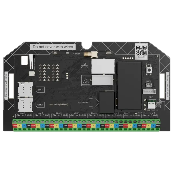 Ajax Superior Hub Hybrid (4G) (without casing) Охоронна централь