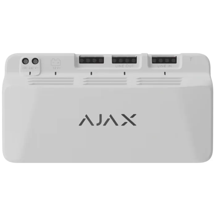 Ajax LineSupply (45W) Fibra ASP white Блок живлення для роботи лінії Fibra