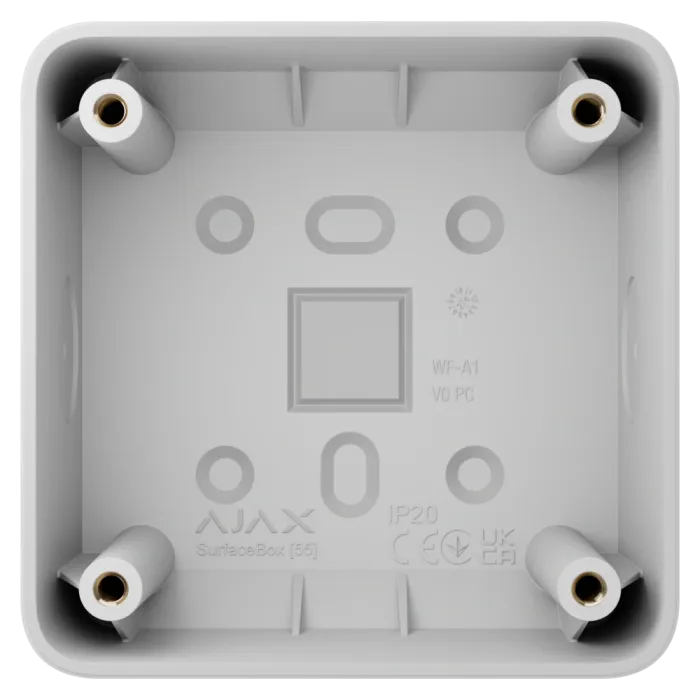 Ajax SurfaceMounting box white Монтажна коробка
