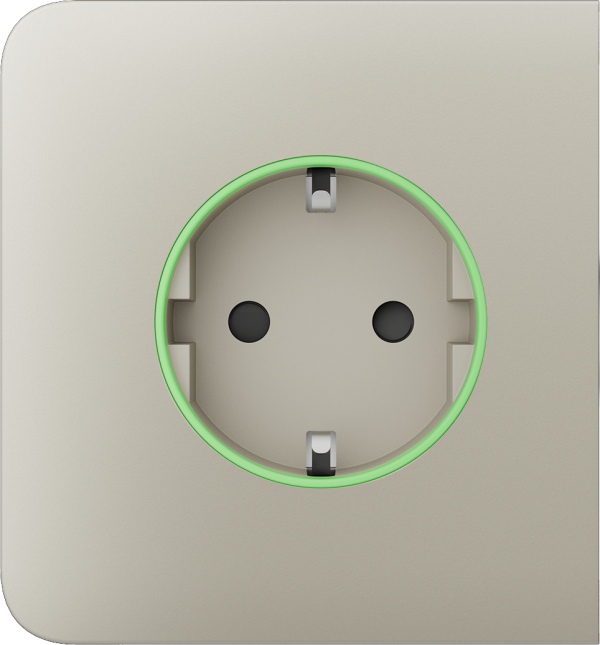 Бічна панель для вбудованої розетки Ajax SideCover (smart) Ivory